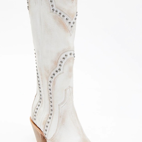 Idyllwind Shoes - White Cowgirl Boots - Snip Toe